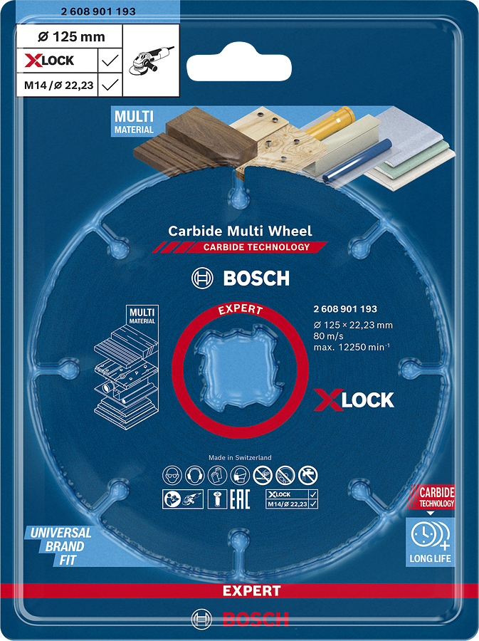 Bosch Expert Carbide Multi Wheel X-LOCK