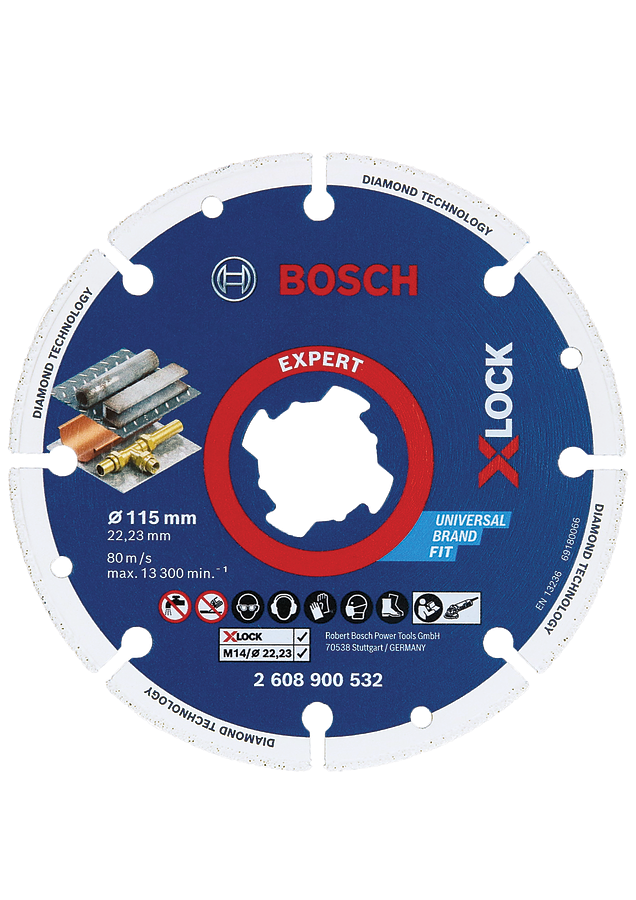  Bosch Expert Diamant-Metalltrennscheiben X-LOCK